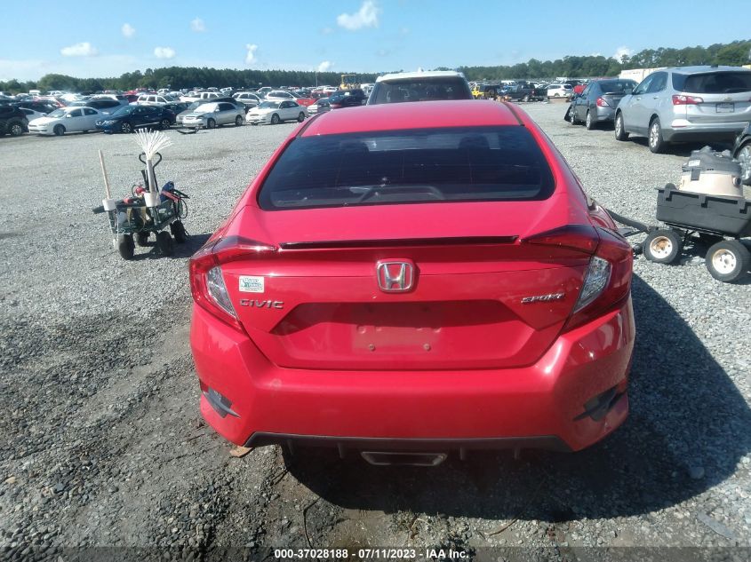 2020 HONDA CIVIC SEDAN SPORT - 2HGFC2F86LH527035