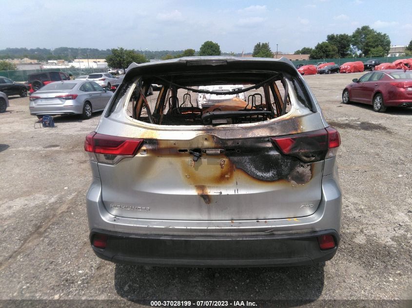 2019 TOYOTA HIGHLANDER LE - 5TDBZRFH9KS990470