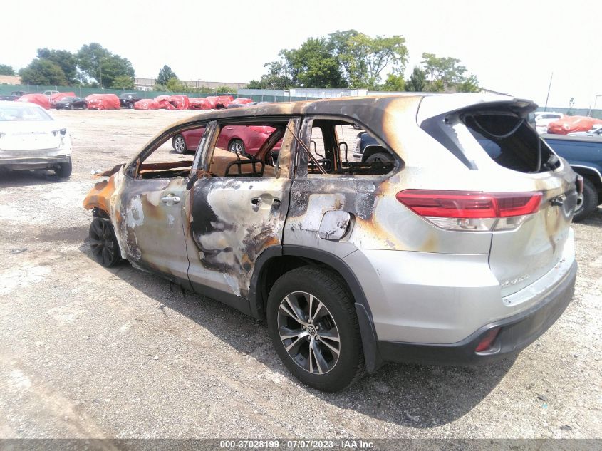 2019 TOYOTA HIGHLANDER LE - 5TDBZRFH9KS990470
