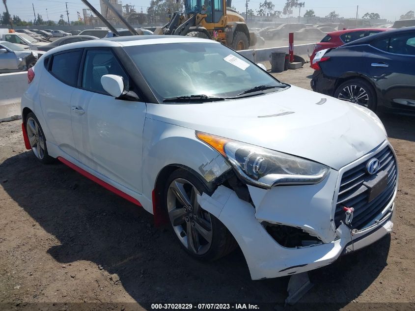 2015 HYUNDAI VELOSTER TURBO - KMHTC6AE8FU222669