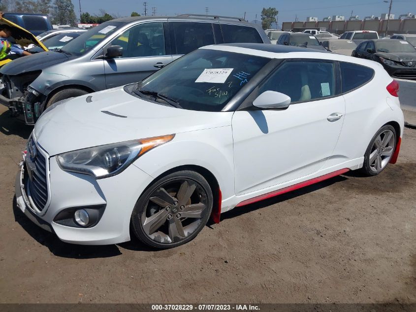 2015 HYUNDAI VELOSTER TURBO - KMHTC6AE8FU222669