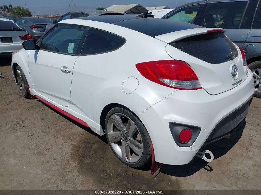 2015 HYUNDAI VELOSTER TURBO - KMHTC6AE8FU222669