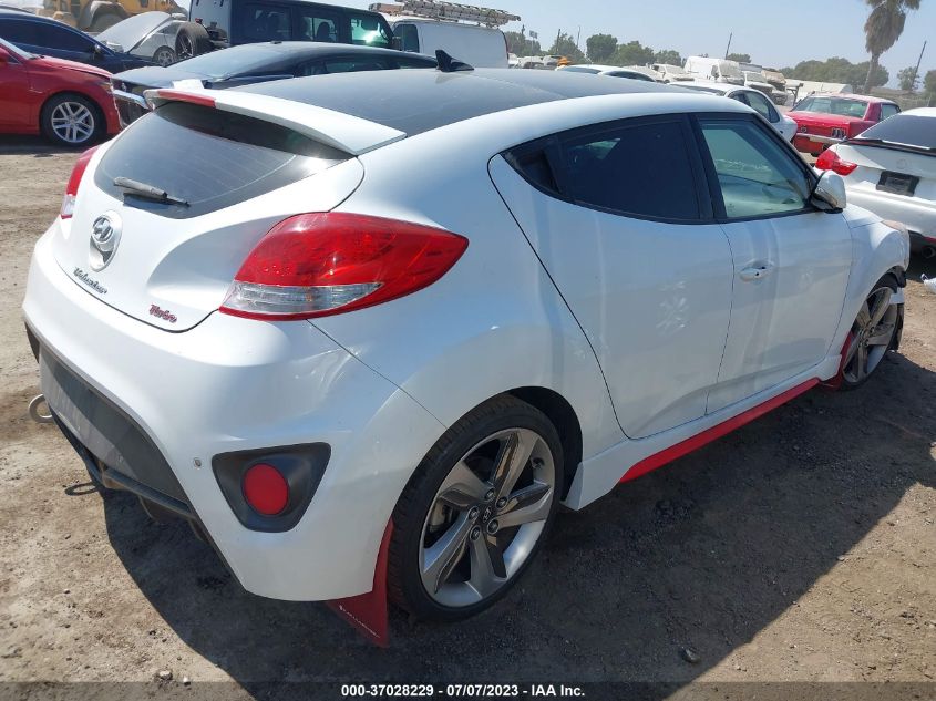 2015 HYUNDAI VELOSTER TURBO - KMHTC6AE8FU222669