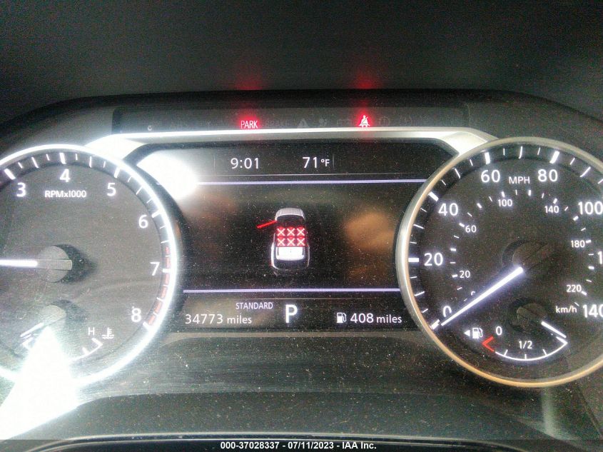2022 NISSAN PATHFINDER SV - 5N1DR3BAXNC224070