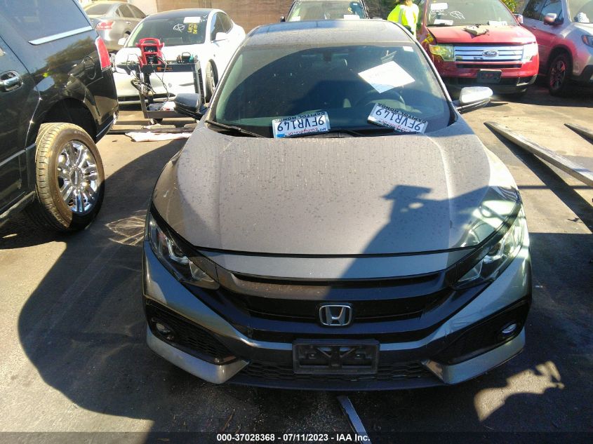 2018 HONDA CIVIC HATCHBACK EX - SHHFK7H51JU409848