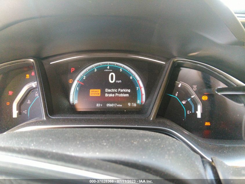 2018 HONDA CIVIC HATCHBACK EX - SHHFK7H51JU409848