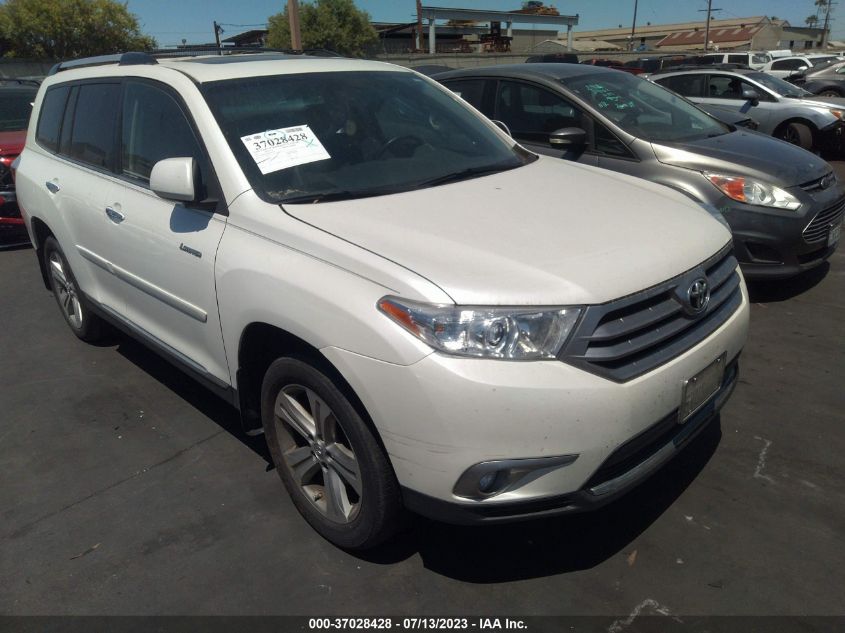 2013 TOYOTA HIGHLANDER LIMITED - 5TDDK3EH4DS254714