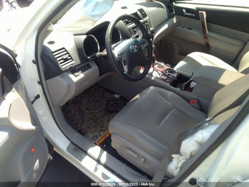 2013 TOYOTA HIGHLANDER LIMITED - 5TDDK3EH4DS254714