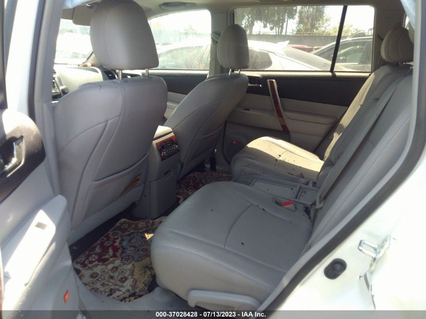 2013 TOYOTA HIGHLANDER LIMITED - 5TDDK3EH4DS254714