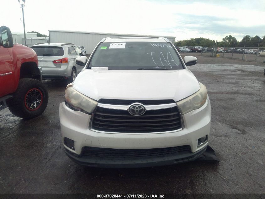 2015 TOYOTA HIGHLANDER LIMITED/LTD PLATINUM - 5TDDKRFH6FS144574