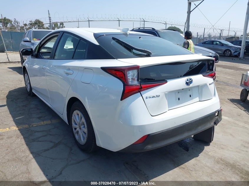VIN JTDKAMFUXM3151004 2021 TOYOTA PRIUS L