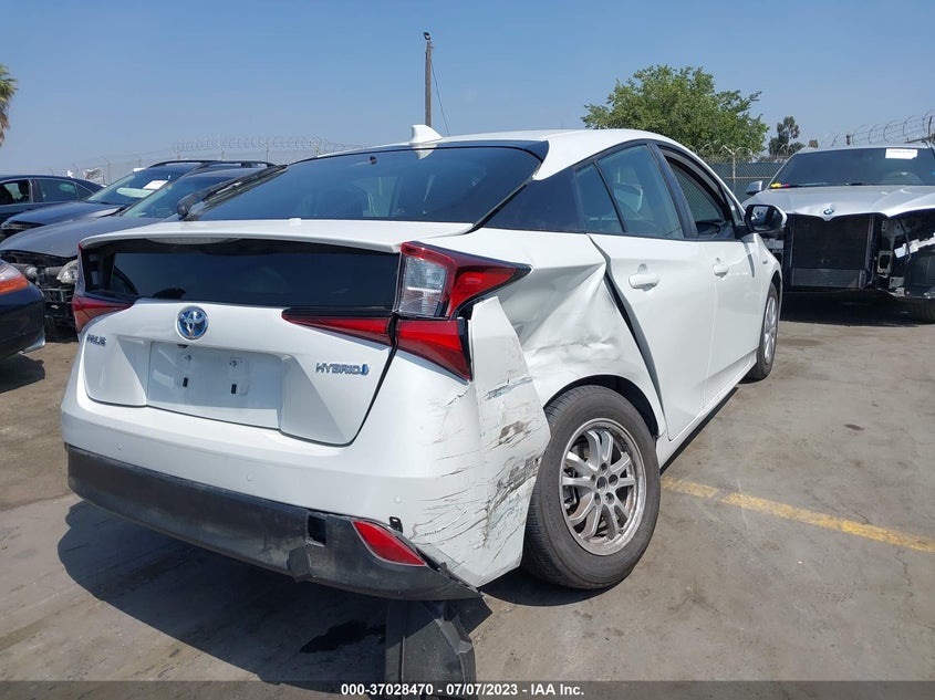 VIN JTDKAMFUXM3151004 2021 TOYOTA PRIUS L