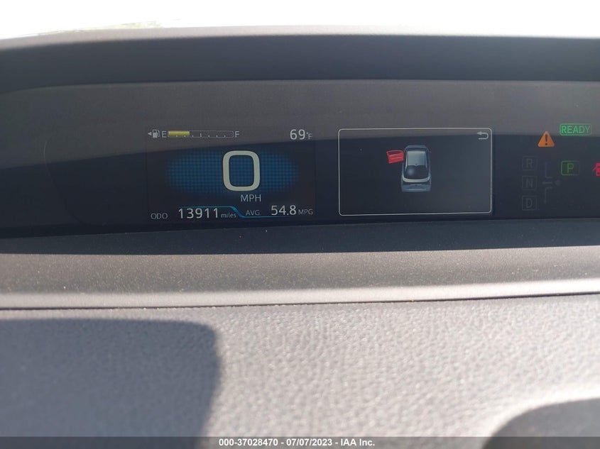 VIN JTDKAMFUXM3151004 2021 TOYOTA PRIUS L