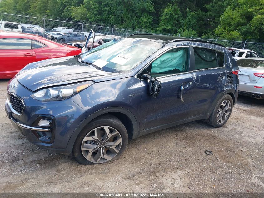 VIN KNDPNCAC7L7745513 2020 KIA SPORTAGE EX