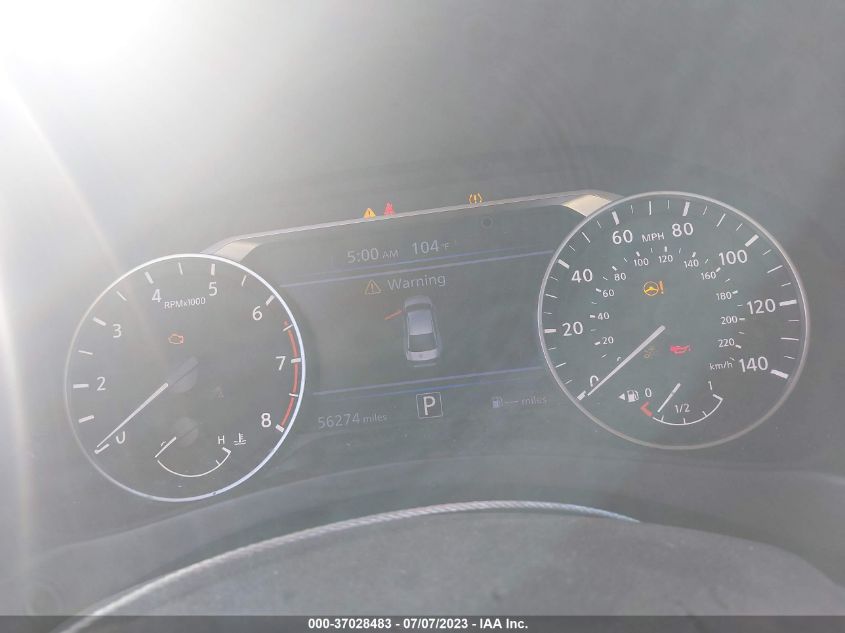2019 NISSAN ALTIMA SV - 1N4BL4DV0KC118442
