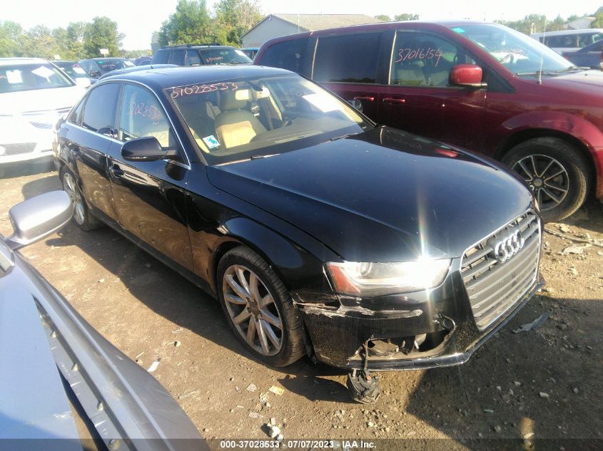 2013 AUDI A4 PREMIUM PLUS - WAUFFAFL1DN006606