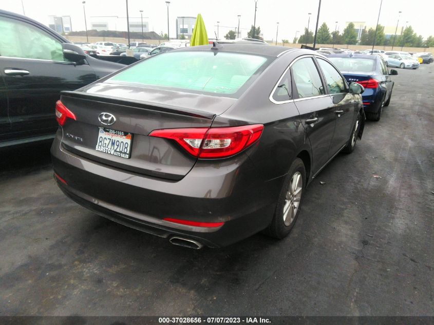 2015 HYUNDAI SONATA 2.4L SE - 5NPE24AF2FH236851