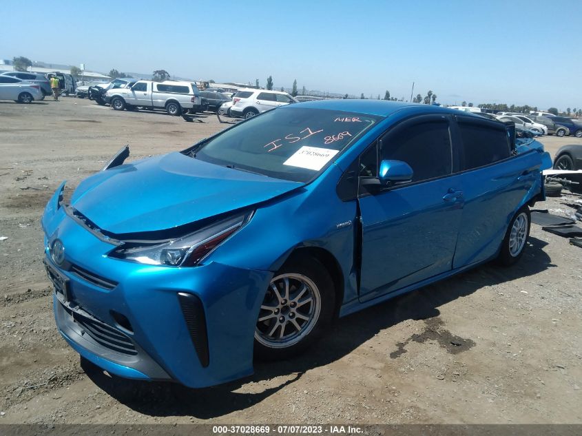 2021 TOYOTA PRIUS L - JTDKAMFU9M3129205