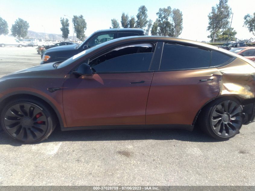 2022 TESLA MODEL Y PERFORMANCE - 7SAYGDEF1NF517872