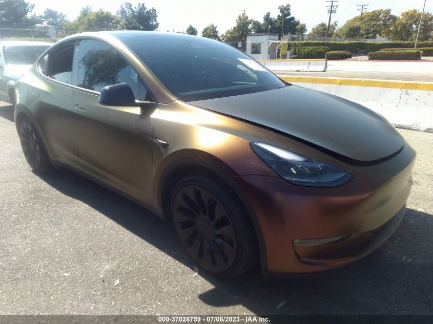 2022 TESLA MODEL Y PERFORMANCE - 7SAYGDEF1NF517872