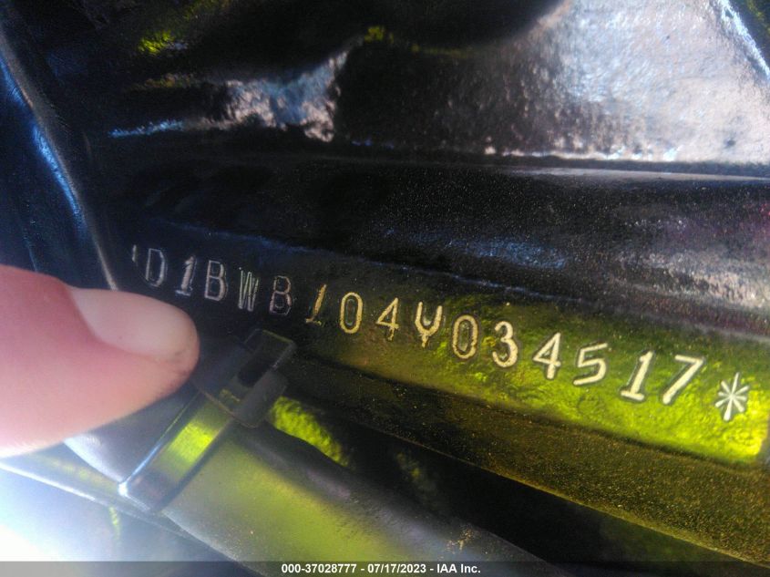 2004 HARLEY-DAVIDSON FLSTCI 1HD1BWB104Y034517