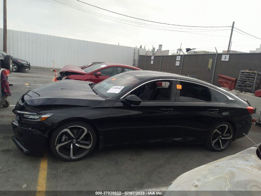 2021 HONDA ACCORD SEDAN SPORT - 1HGCV1F38MA076881