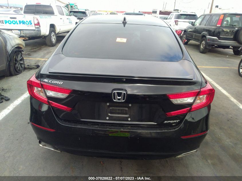 2021 HONDA ACCORD SEDAN SPORT - 1HGCV1F38MA076881
