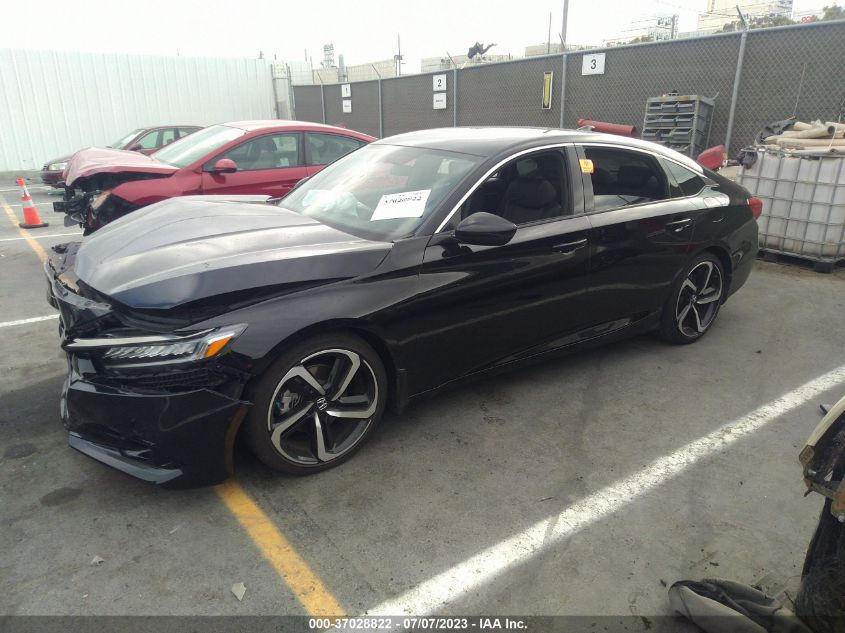2021 HONDA ACCORD SEDAN SPORT - 1HGCV1F38MA076881