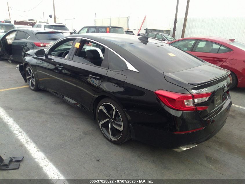 2021 HONDA ACCORD SEDAN SPORT - 1HGCV1F38MA076881