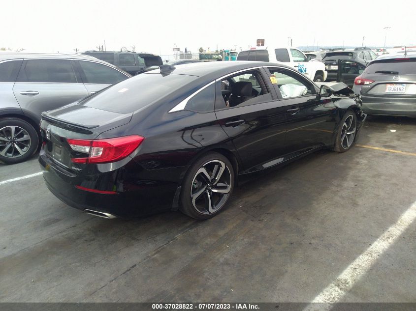 2021 HONDA ACCORD SEDAN SPORT - 1HGCV1F38MA076881