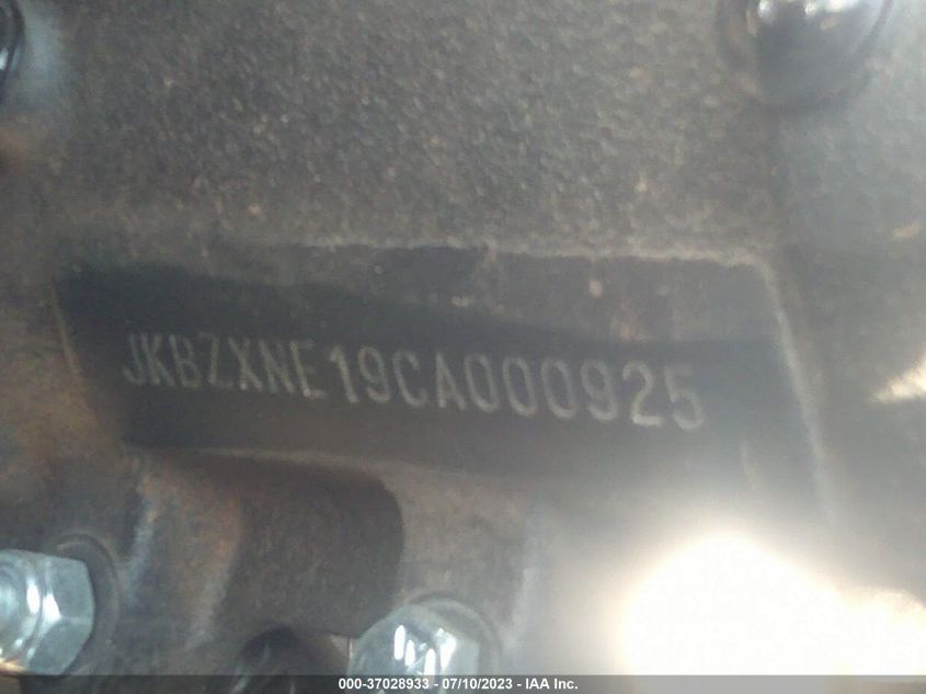 2012 KAWASAKI ZX1400 EC - JKBZXNE19CA000925