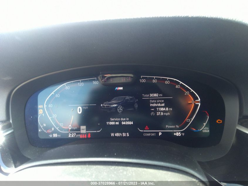 2021 BMW 5 SERIES 540I - WBA53BJ01MWX28305