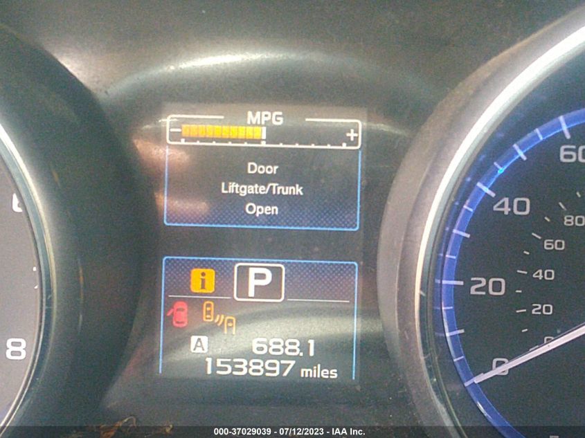 2015 SUBARU OUTBACK 2.5I LIMITED - 4S4BSBLC6F3265612