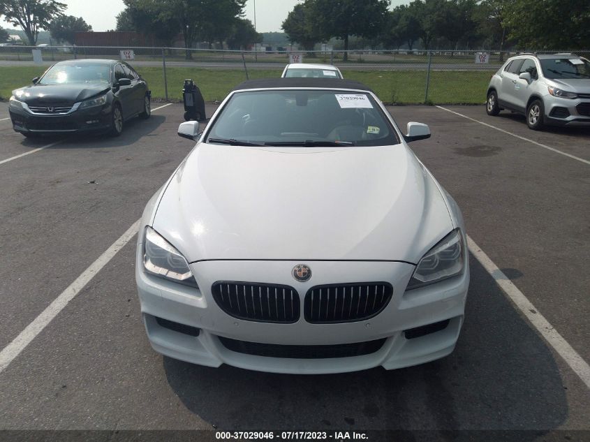 2013 BMW 6 SERIES 640I - WBALW7C53DDX58664