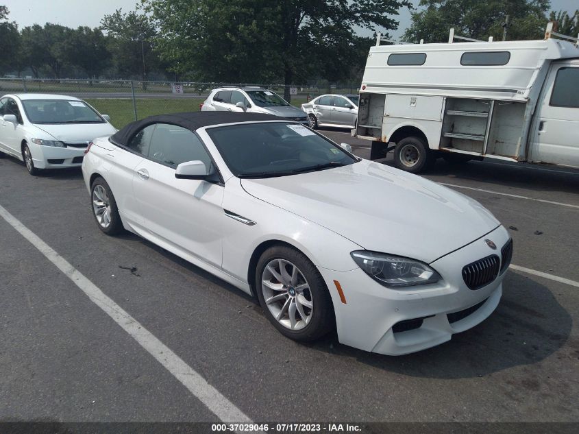 2013 BMW 6 SERIES 640I - WBALW7C53DDX58664