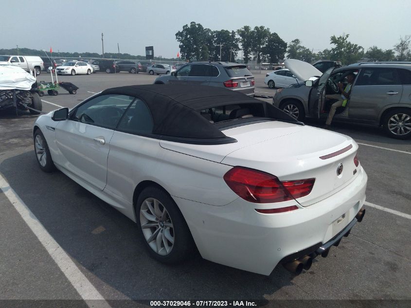 2013 BMW 6 SERIES 640I - WBALW7C53DDX58664