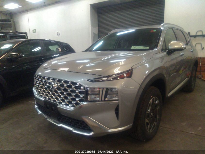 2023 HYUNDAI SANTA FE HYBRID BLUE - 5NMS2DA15PH011037