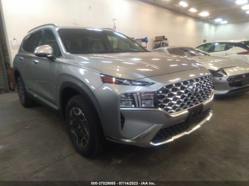 2023 HYUNDAI SANTA FE HYBRID BLUE - 5NMS2DA15PH011037