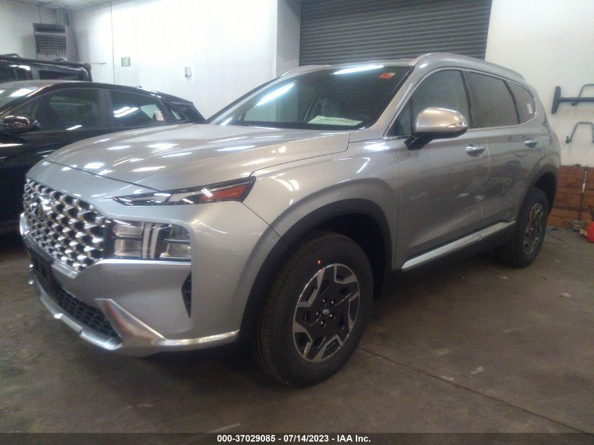 2023 HYUNDAI SANTA FE HYBRID BLUE - 5NMS2DA15PH011037
