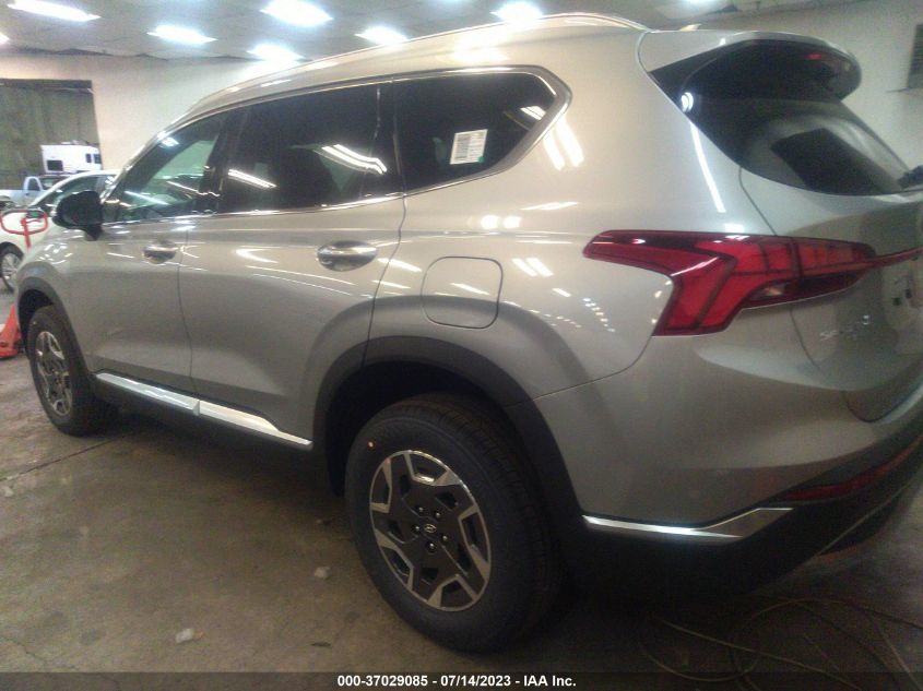 2023 HYUNDAI SANTA FE HYBRID BLUE - 5NMS2DA15PH011037