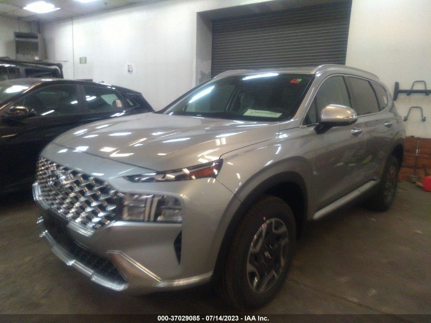 2023 HYUNDAI SANTA FE HYBRID BLUE - 5NMS2DA15PH011037