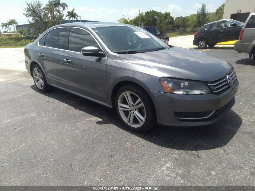 2014 VOLKSWAGEN PASSAT SE W/SUNROOF - 1VWBS7A36EC116486