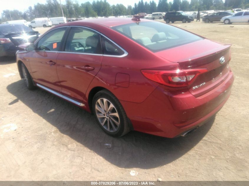 2015 HYUNDAI SONATA 2.4L SPORT - 5NPE34AFXFH220846