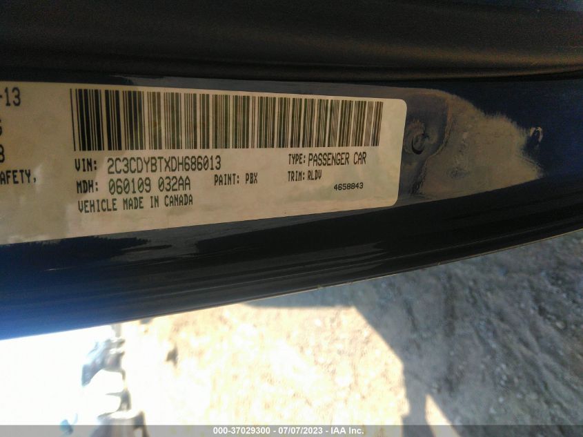 2013 DODGE CHALLENGER R/T CLASSIC - 2C3CDYBTXDH686013