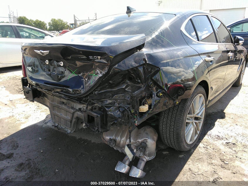 VIN KMTG64LA0MU077198 2021 GENESIS G70
