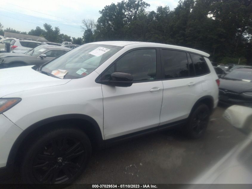 2021 HONDA PASSPORT SPORT 5FNYF8H27MB006889