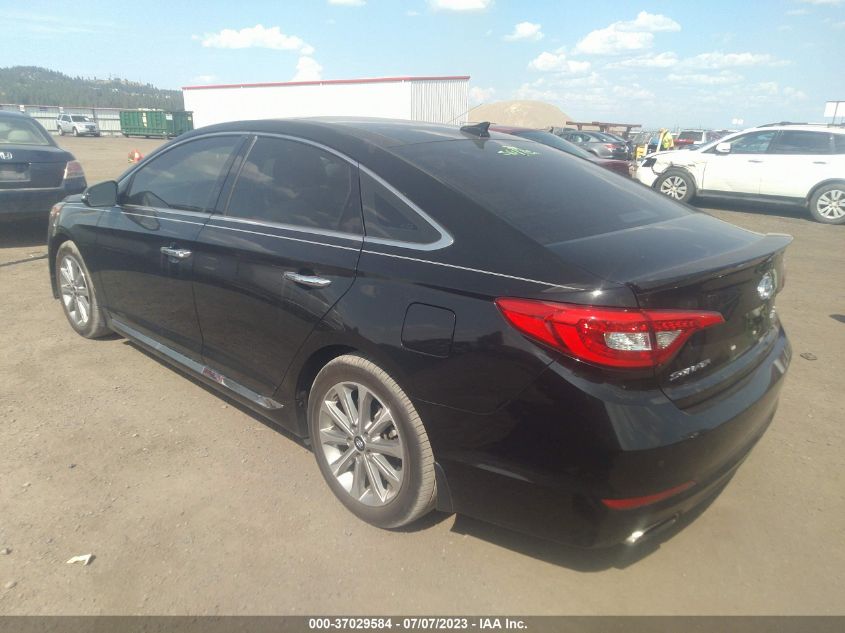 2016 HYUNDAI SONATA 2.4L LIMITED - 5NPE34AF8GH284112