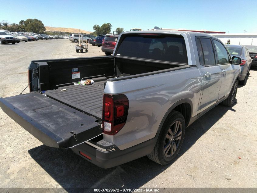 2019 HONDA RIDGELINE SPORT - 5FPYK2F1XKB007848