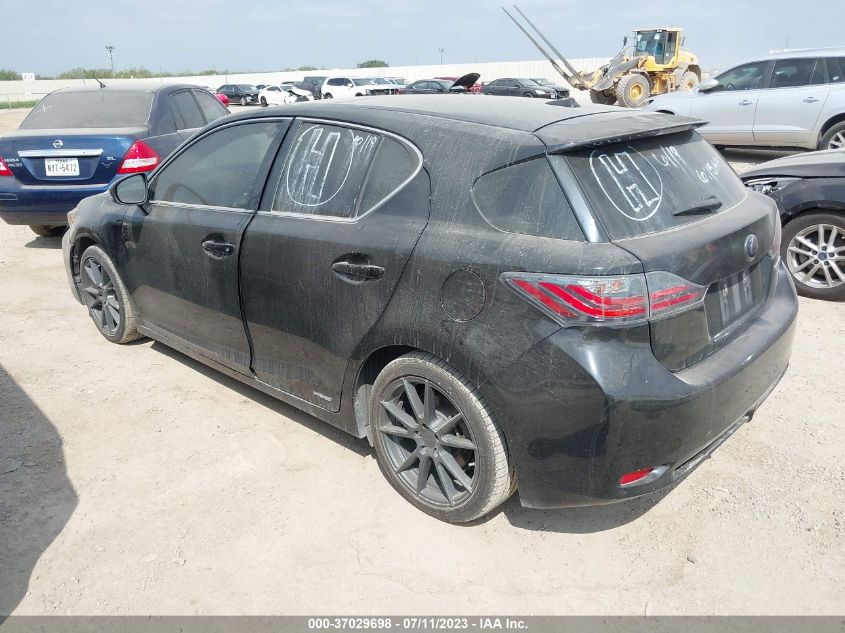 2013 LEXUS CT 200H HYBRID - JTHKD5BH1D2157669