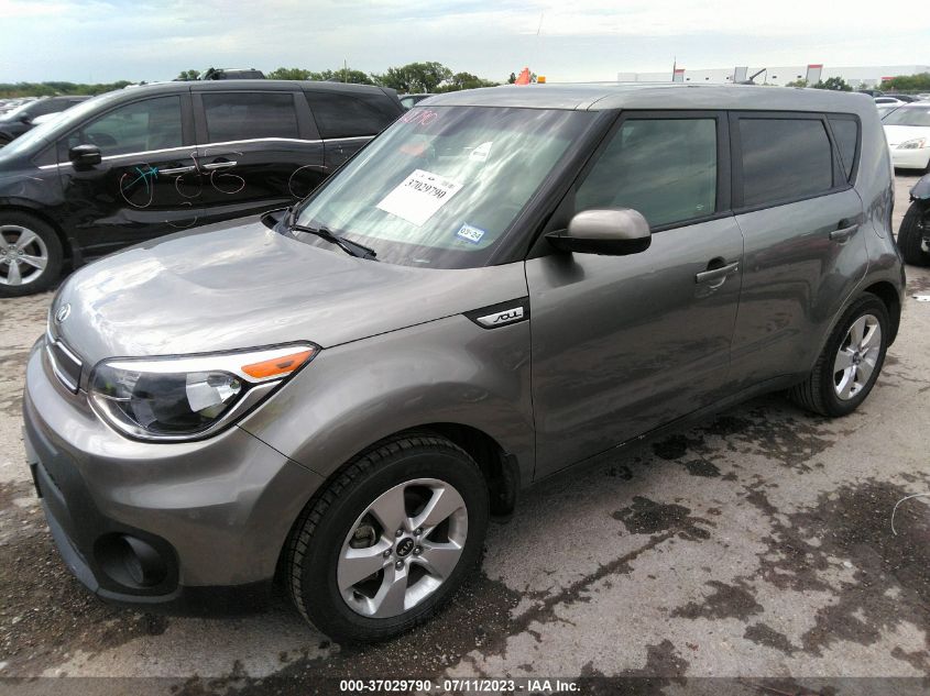 2018 KIA SOUL BASE - KNDJN2A27J7549902